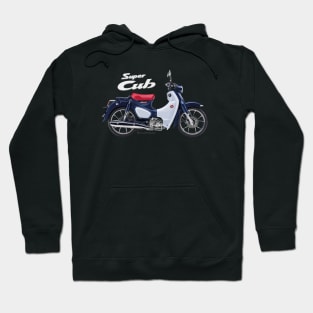 Honda Super Cub C125 19 blue, s Hoodie